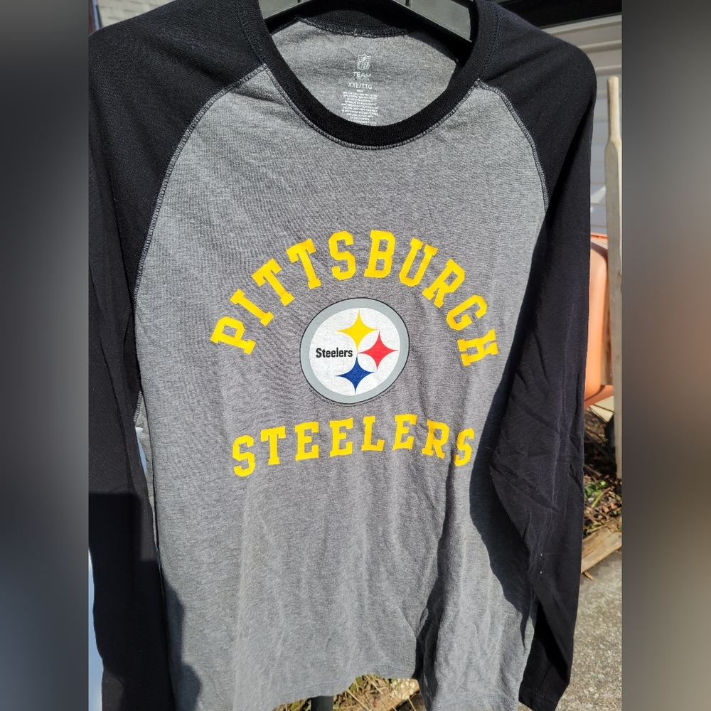 Pittsburgh Steelers Long Sleeve Shirt XXL - Picture 3 of 6